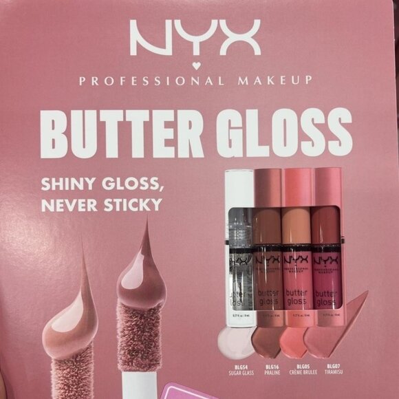 NYX Other - NYX Butter Gloss Set of 4 NEW